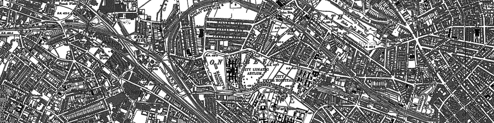 Old map of Rotton Park in 1902