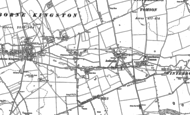 Old Map of Winterborne Muston, 1887
