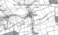Old Map of Winterborne Stickland, 1887