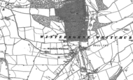 Old Map of Winterborne Whitechurch, 1887