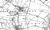 Old Map of Winterbourne Bassett, 1899