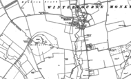 Old Map of Winterbourne Monkton, 1899