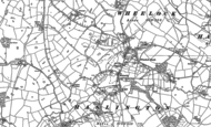 Old Map of Winterley, 1897 - 1908