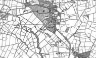 Old Map of Wiseton, 1885 - 1898