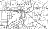 Old Map of Witchford, 1885 - 1887