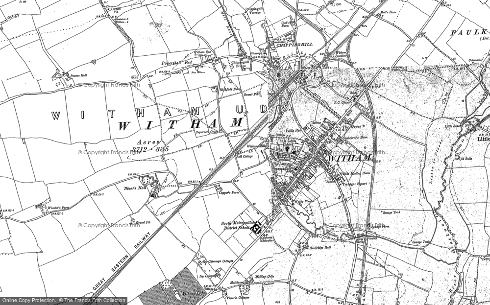 Old Maps Of Witham Essex Francis Frith