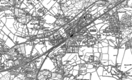 Old Map of Woking, 1895
