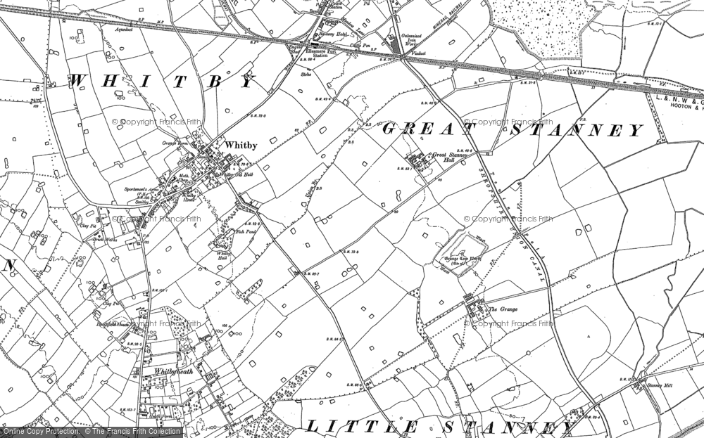 Old Map of Wolverham, 1897 in 1897