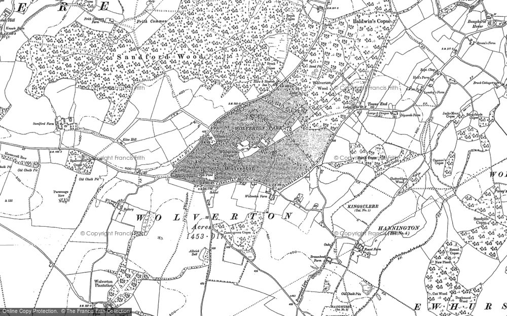 Old Map of Wolverton, 1894 in 1894