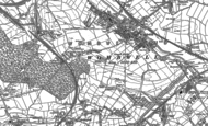 Old Map of Wombwell, 1851 - 1890