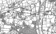 Old Map of Wood Green, 1883