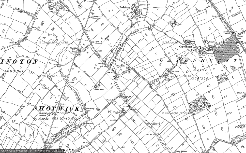 Old Map of Woodbank, 1897 - 1909 in 1897