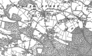 Old Map of Woodcote, 1897 - 1912