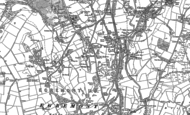Old Map of Woodend, 1923