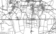 Old Map of Woodgate, 1847 - 1896
