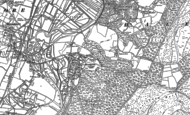 Old Map of Woodgreen, 1895