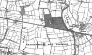 Old Map of Woodhall, 1889