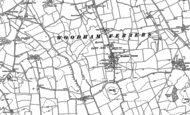 Old Map of Woodham Ferrers, 1895