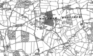 Old Map of Woodham Mortimer, 1895