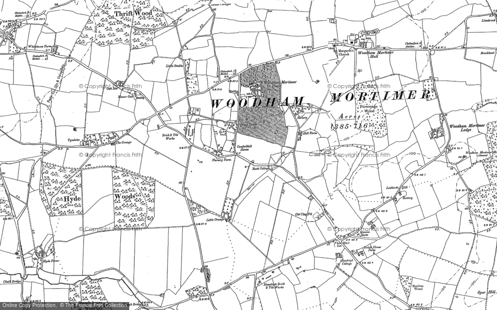 Woodham Mortimer, 1895