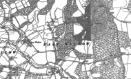 Old Map of Woodington, 1895
