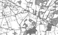 Old Map of Woodlands St Mary, 1909