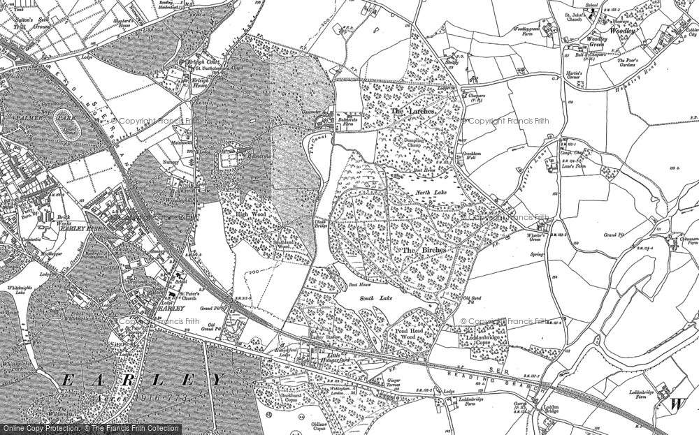 Old Map of Woodley, 1898 - 1910 in 1898