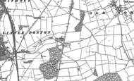 Old Map of Woodnook, 1885 - 1887