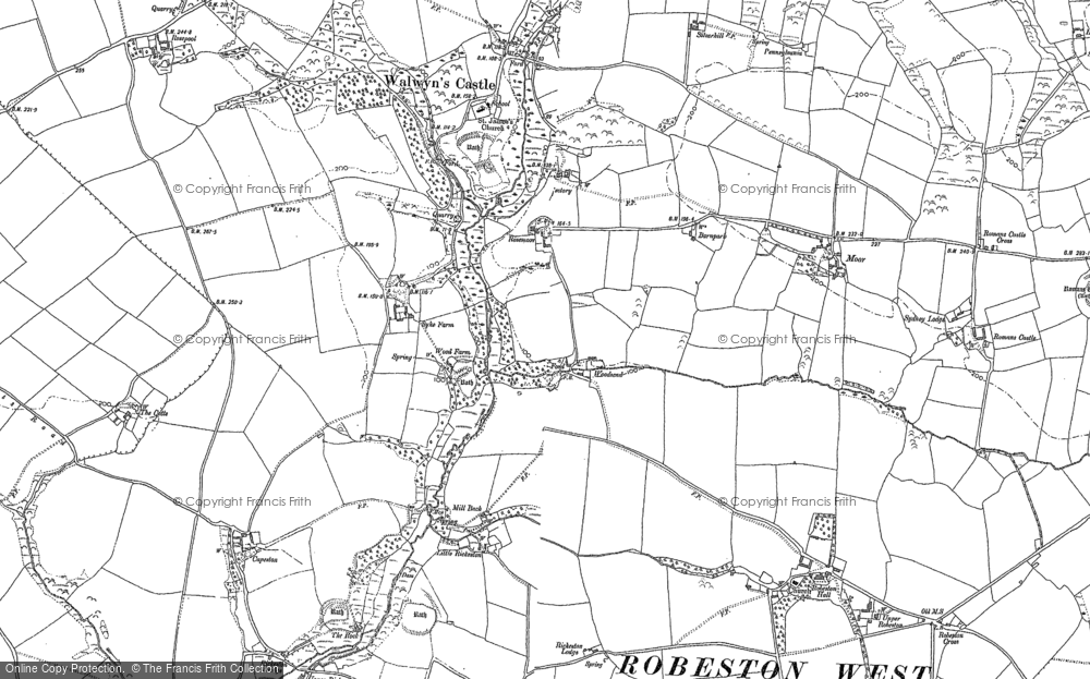 Old Map of Woodsend, 1906 - 1948 in 1906