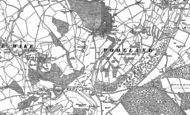 Old Map of Woolland, 1887