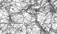Old Map of Woolley Bridge, 1899 - 1907
