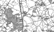 Old Map of Woolmer Green, 1896