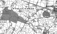Old Map of Woolstanwood, 1897