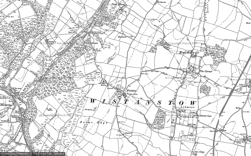 Old Map of Woolston, 1883 in 1883