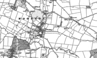 Old Map of Wootton, 1884 - 1899