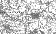 Old Map of Wootton Fitzpaine, 1887 - 1901