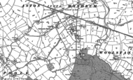 Old Map of Worleston, 1897