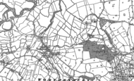 Old Map of Worthenbury, 1909