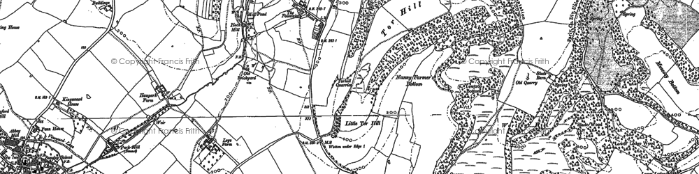 Old map of Wotton-under-Edge in 1881