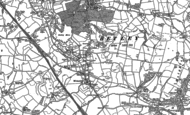 Old Map of Wrinehill, 1878 - 1898