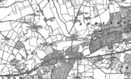 Old Map of Wrotham Heath, 1895