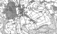 Old Map of Wroxall, 1907