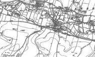 Old Map of Wylye, 1899