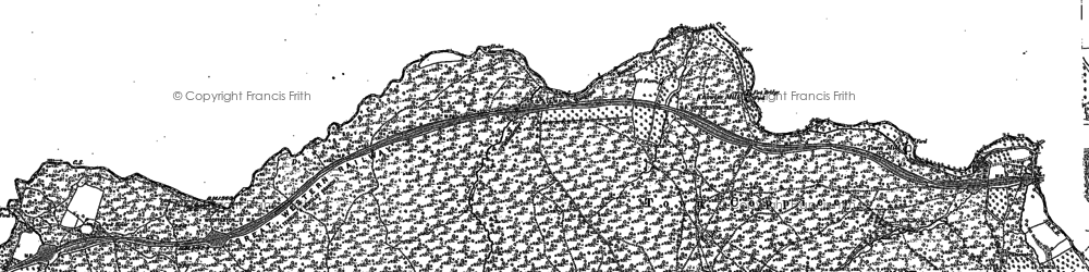 Old map of Buttonoak in 1883