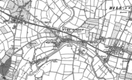 Old Map of Wyre Piddle, 1884