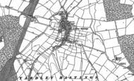 Old Map of Yardley Hastings, 1899