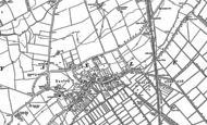 Old Map of Yaxley, 1887