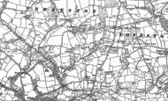 Old Map of Yerbeston, 1906