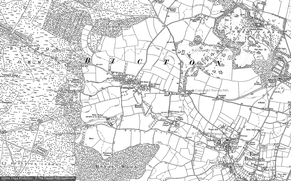 Old Maps of Colaton Raleigh Common, Devon - Francis Frith