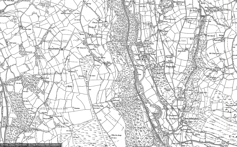 Old Map of Ynysddu, 1916 in 1916